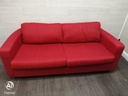 quality red sofa bed from habitat