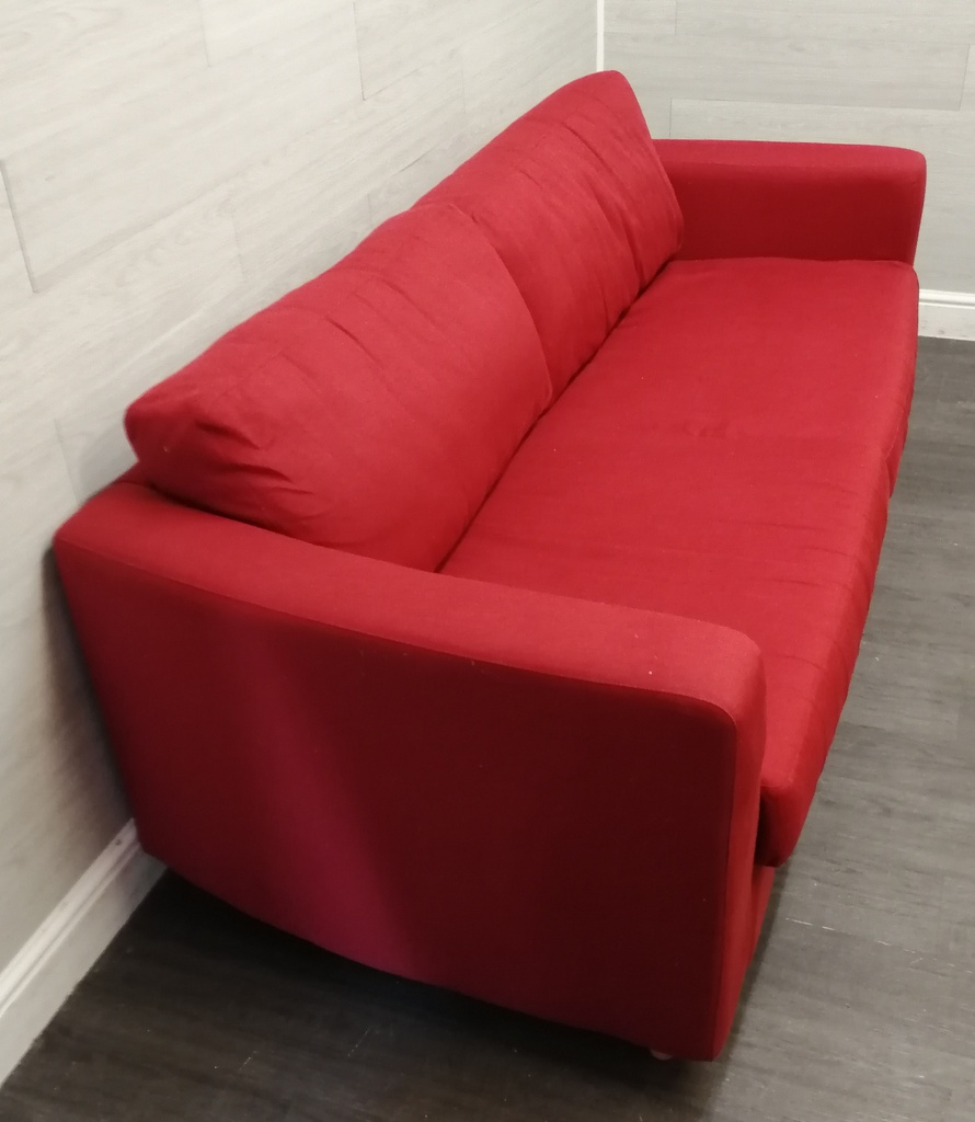 quality red sofa bed from habitat