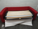 quality red sofa bed from habitat