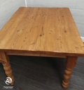 5ft1&quot; Rustic Pine Dining Table