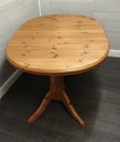 Oval Pine Extending Dining Table