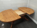 Oval Pine Extending Dining Table