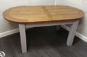 lovely oak extending dining table