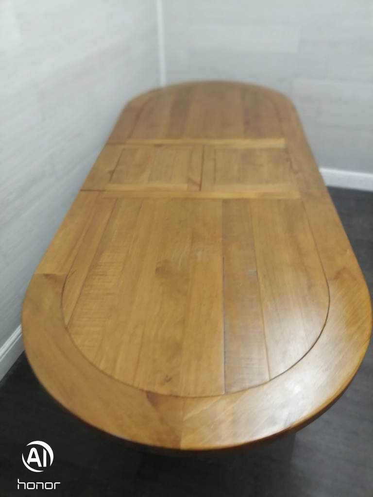 lovely oak extending dining table