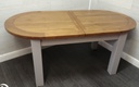 lovely oak extending dining table