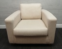 lovely modern habitat cream armchair