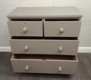 lovely old Pine ‘ Grey’ painted  four Drawer Chest