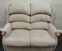 HIGH BACK TWO SEATER BEIGE TONED  SOFA