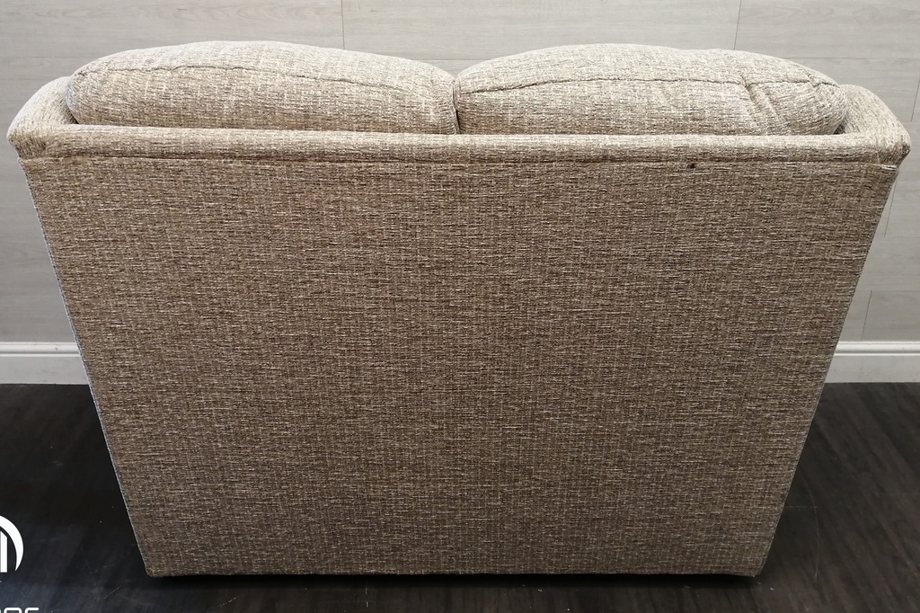 HIGH BACK TWO SEATER BEIGE TONED  SOFA