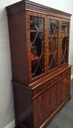 mahogany repro glazed display unit