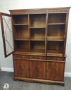 mahogany repro glazed display unit