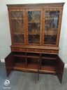 mahogany repro glazed display unit