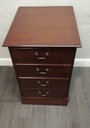 Repro mahogany Two Drawer Filing Cabinet