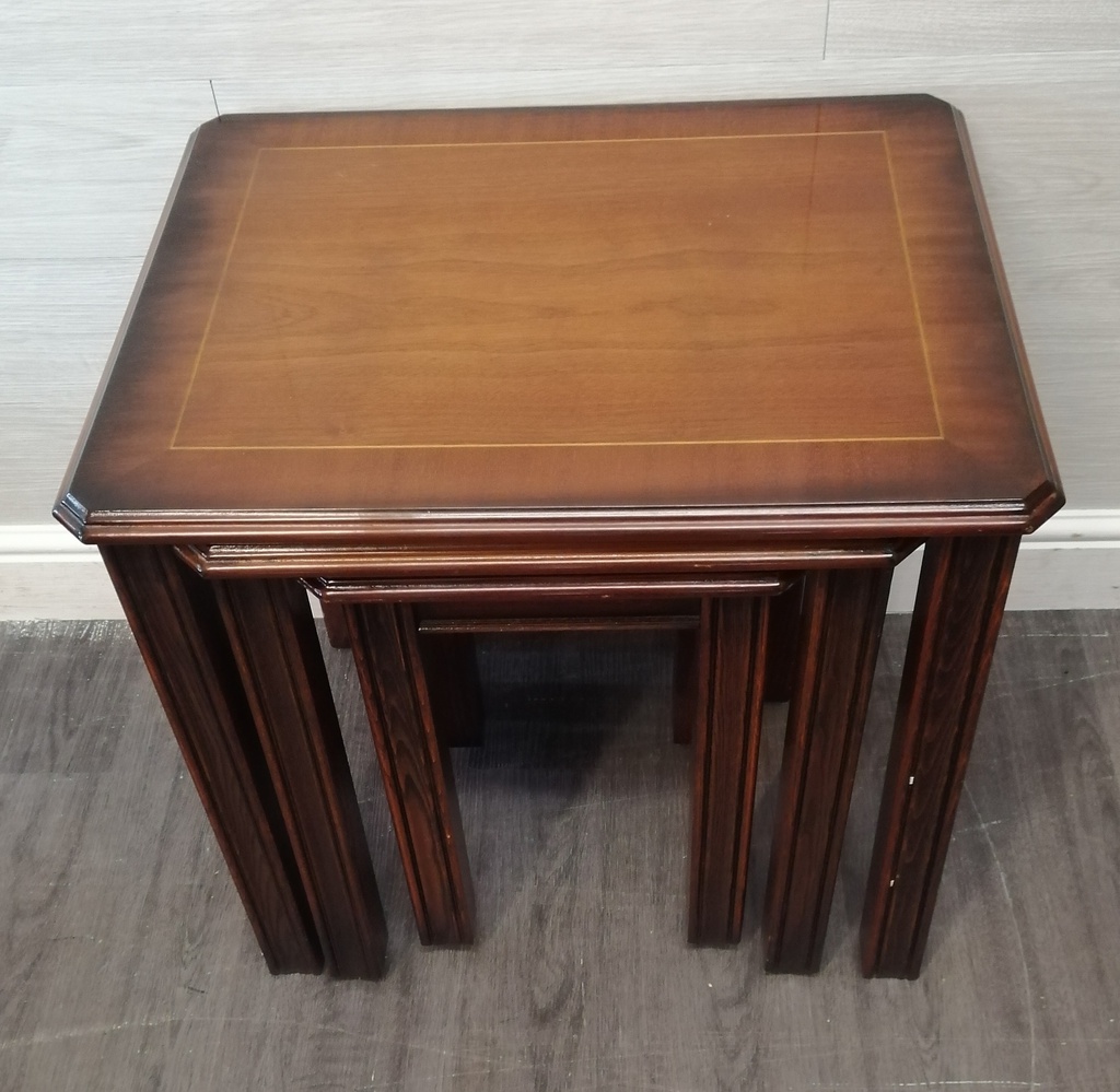 Nest of Three repro mahogany  Tables