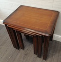 Nest of Three repro mahogany  Tables