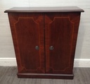 Repro Mahogany CD Cupboard