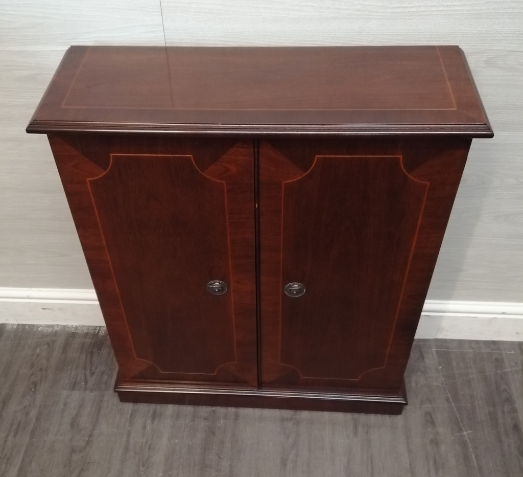 Repro Mahogany CD Cupboard