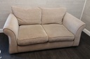 beige toned good size two seater sofa