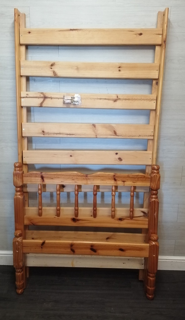 3ft single Pine Bed Frame