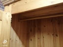 LARGE SOLID PINE DOUBLE WARDROBE WITH DRAWERS