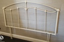 lovely 5ft cream metal headboard