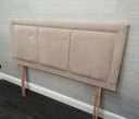 4FT6&quot; cream FABRIC HEADBOARD