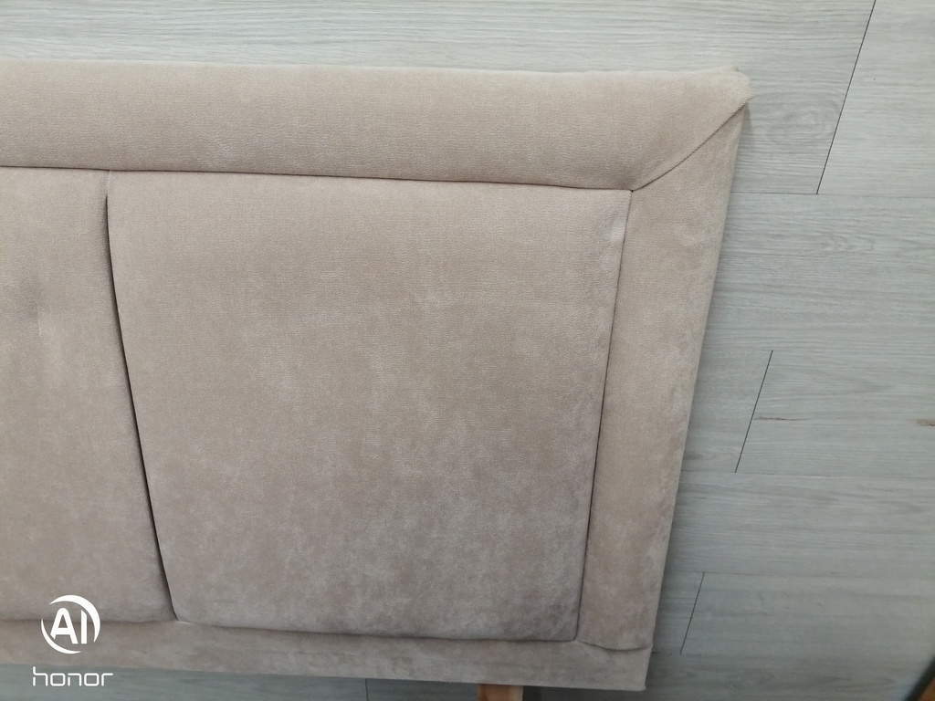 4FT6&quot; cream FABRIC HEADBOARD