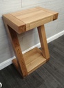 lovely tall oak side table