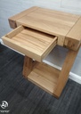 lovely tall oak side table