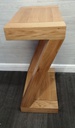 lovely tall oak side table