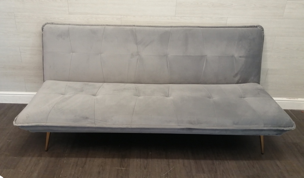 GREY CLICK-CLACK SOFA BED