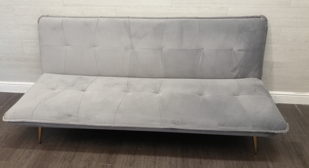 GREY CLICK-CLACK SOFA BED