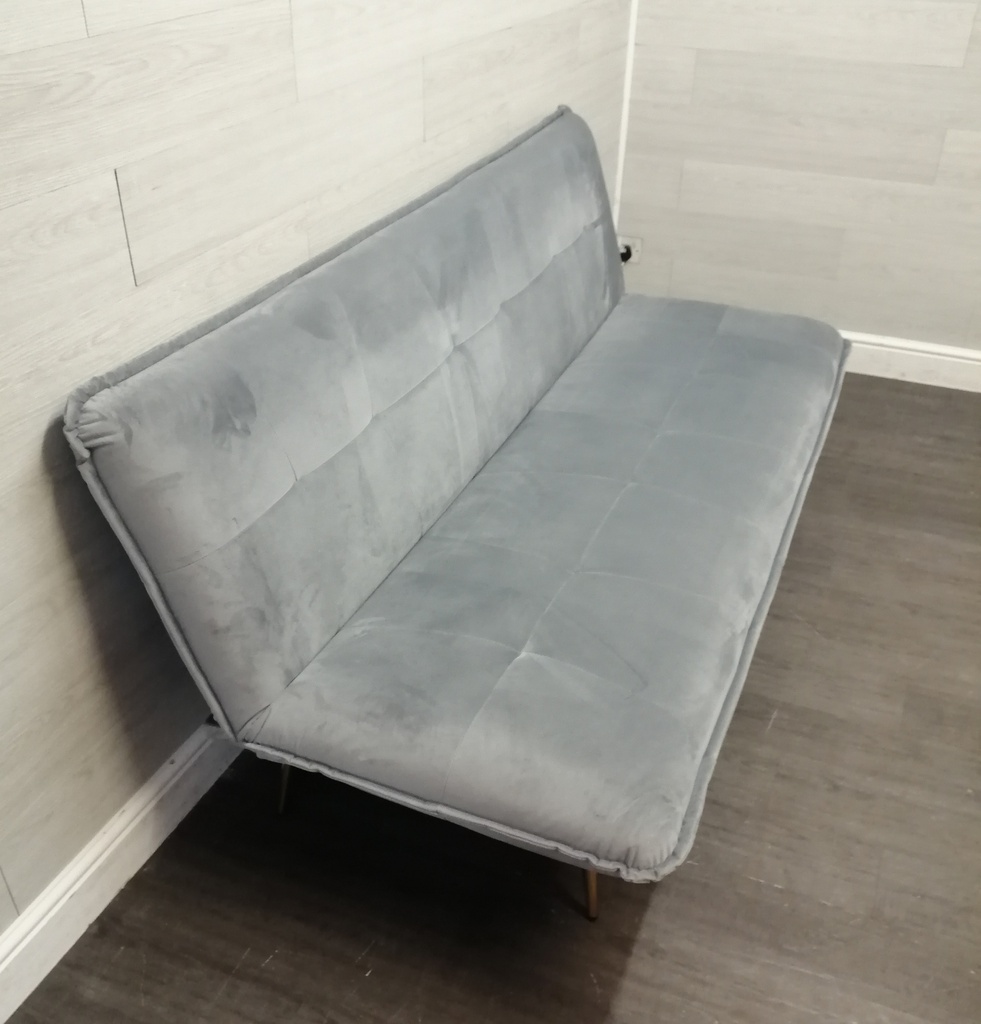 GREY CLICK-CLACK SOFA BED