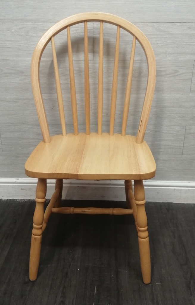 SET OF four hoop BACK DINING CHAIRS