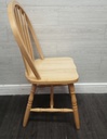 SET OF four hoop BACK DINING CHAIRS