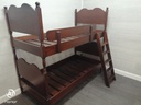 3ft dark wood Bunk Beds with Mattresses