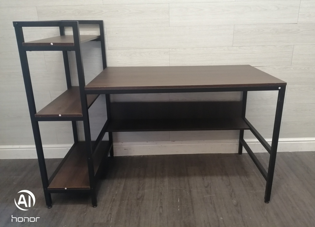 Simple stylish Modern desk with side unit