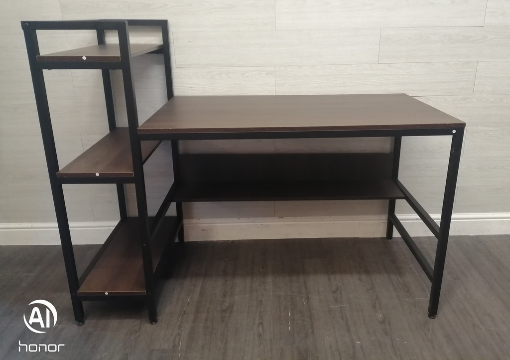 Simple stylish Modern desk with side unit