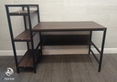 Simple stylish Modern desk with side unit