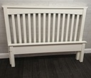 4ft6&quot; White Shaker Style Bed Frame