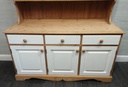 solid part painted pine dresser