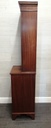 lovely very neat repro mahogany display unit