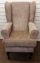 high backdark beige Fireside Armchair