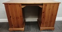 Pine eight Drawer Dressing Table / Desk