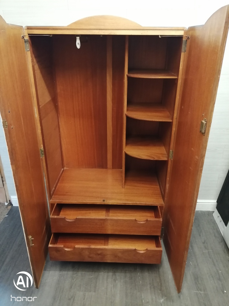 Stunning retro painted  wardrobe