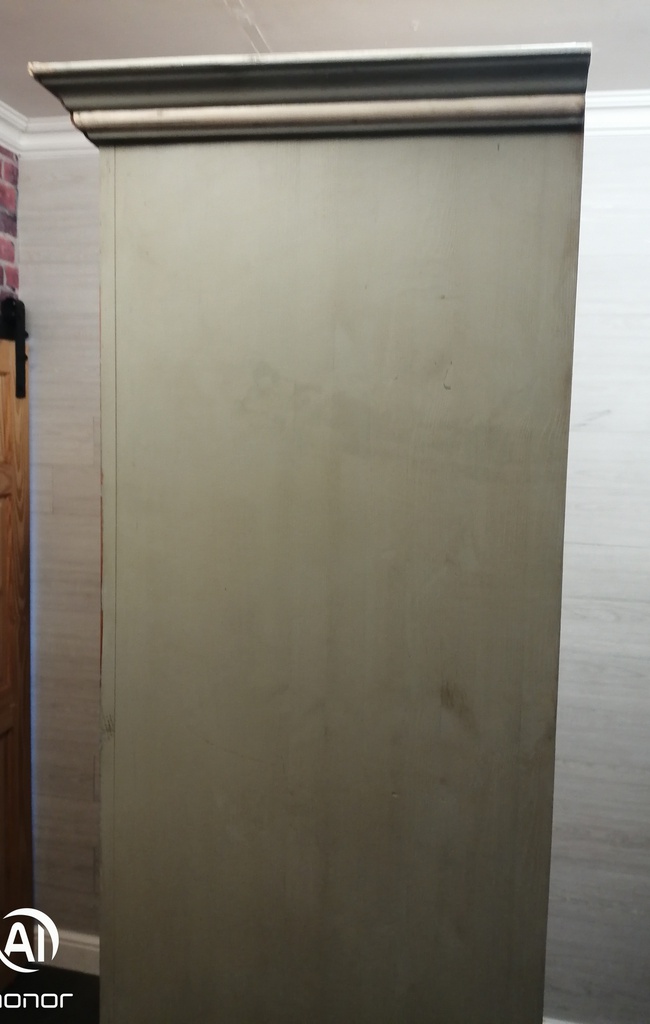 STUNNING LARGE  PAINTED double WARDROBE