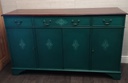 stunning large painted sideboard