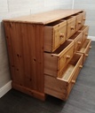 SOLID quality solid PINE LARGE 9 DRAWER MERCHANT STYLE PINE CHEST