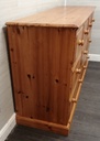 SOLID quality solid PINE LARGE 9 DRAWER MERCHANT STYLE PINE CHEST