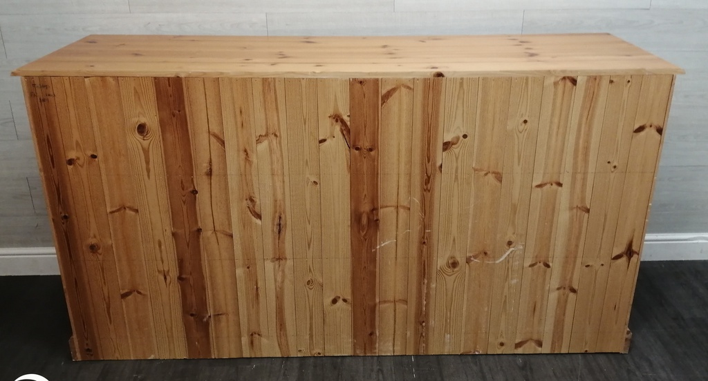 SOLID quality solid PINE LARGE 9 DRAWER MERCHANT STYLE PINE CHEST